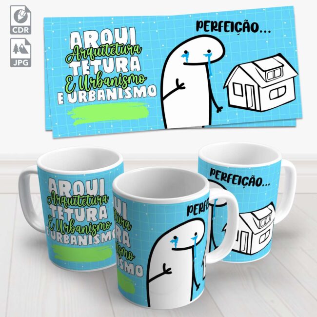 caneca arquitetura flork