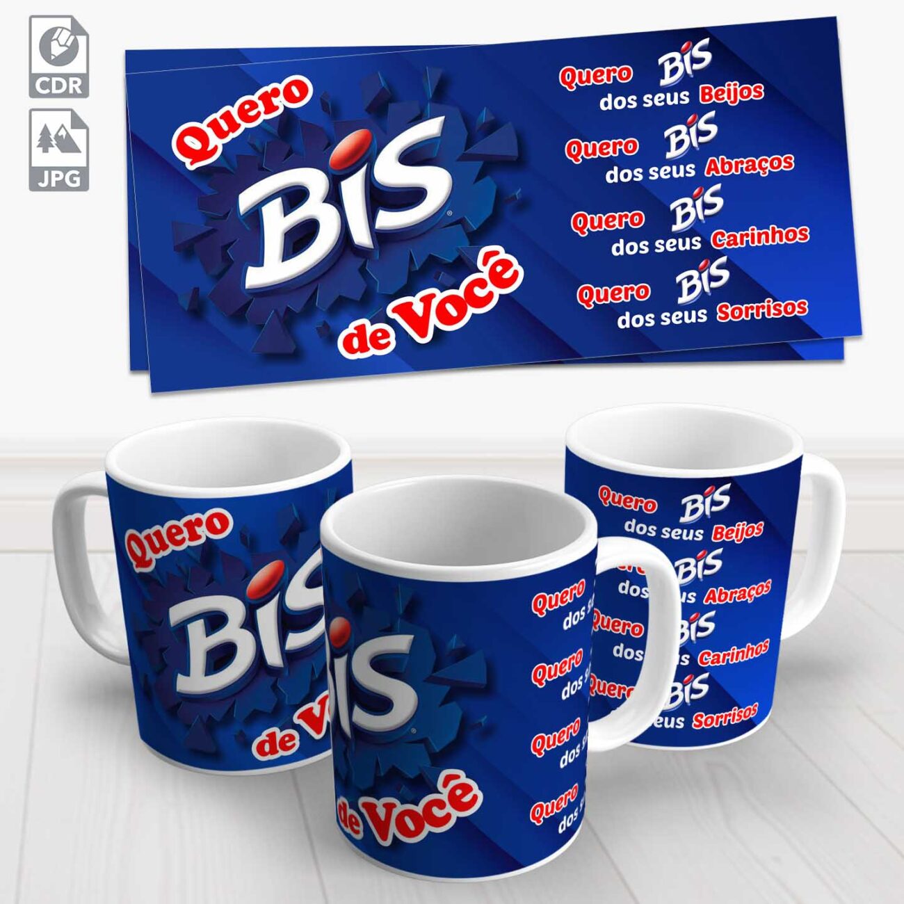 caneca bis de voce