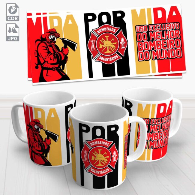 caneca bombeiro