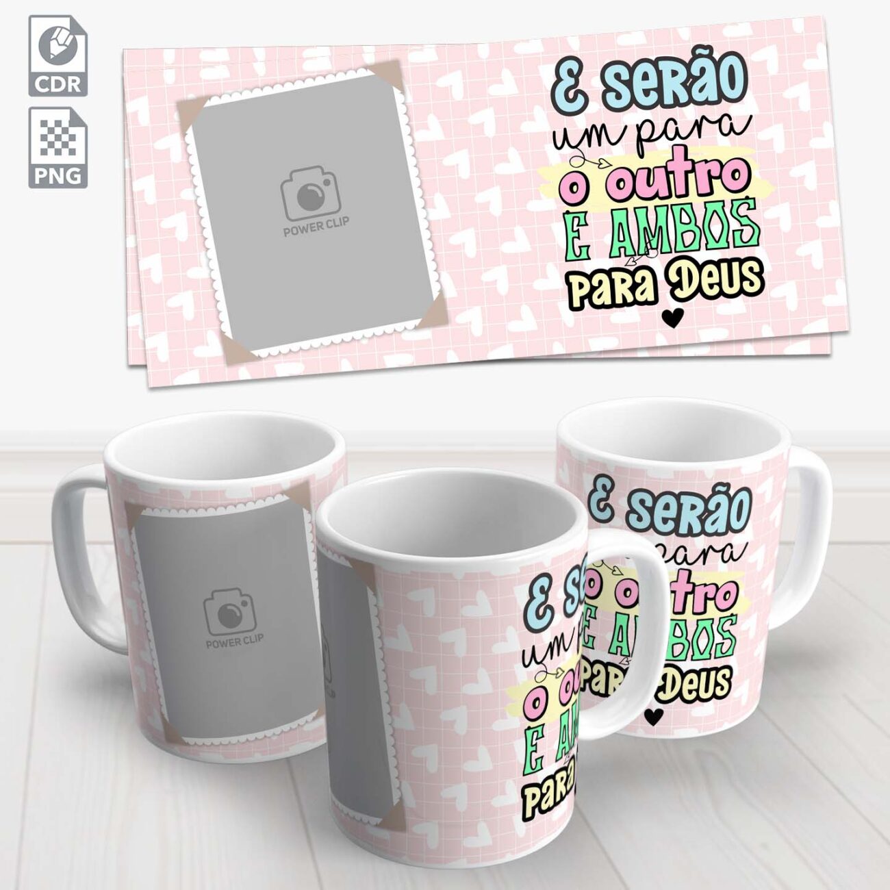 caneca dia dos manorados um para o outro