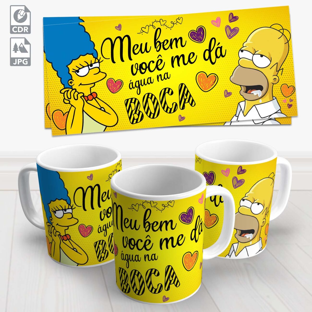 caneca dia dos namorados voce me da agua na boca