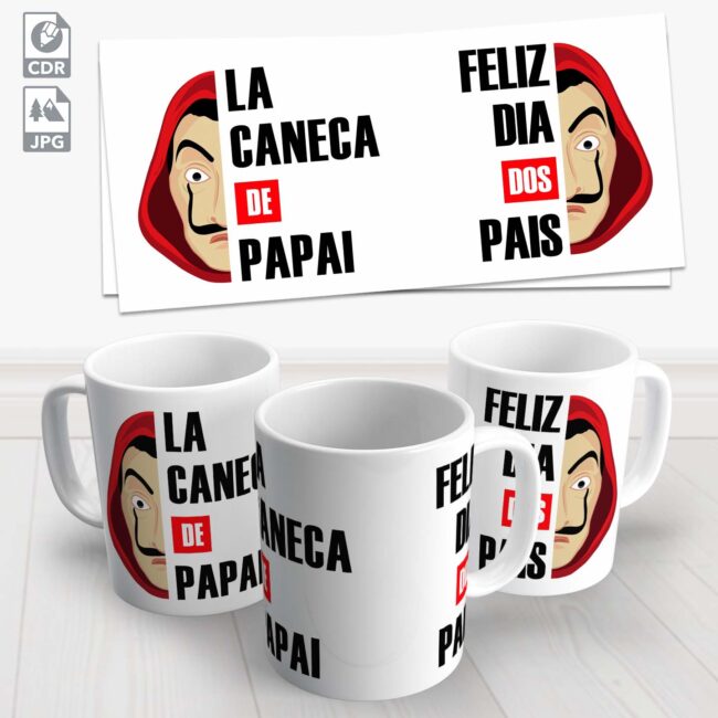 caneca dia dos pais la casa de papai