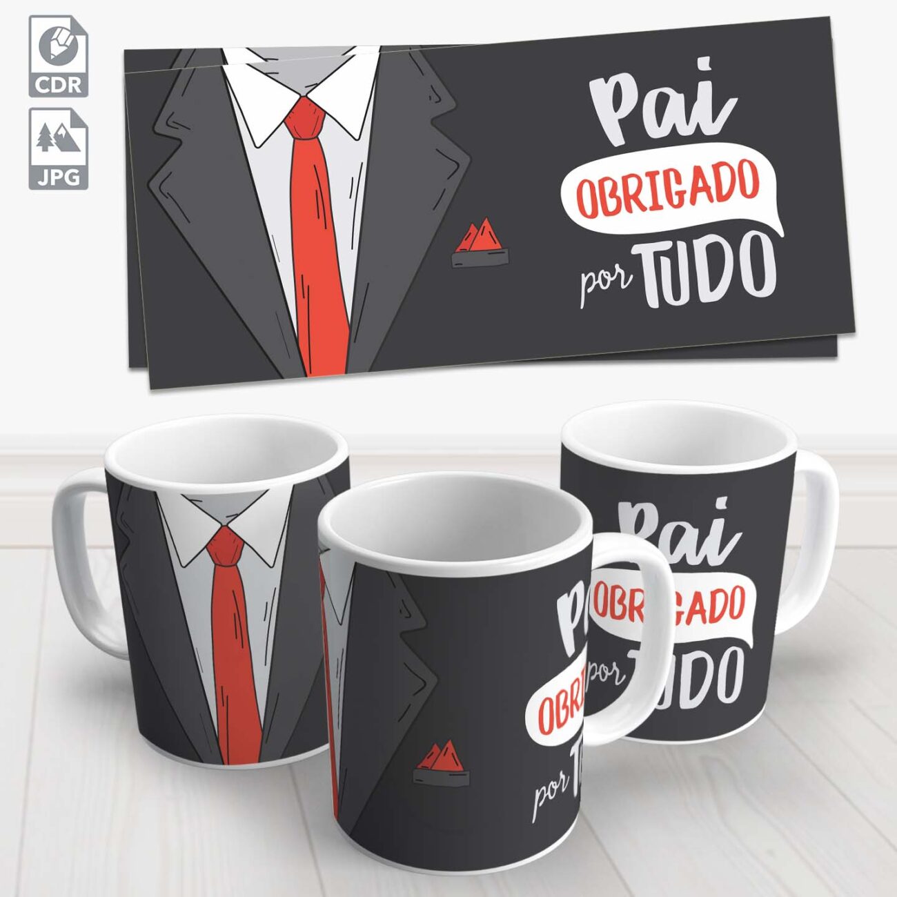 caneca dia dos pais pai obrigado por tudo 1