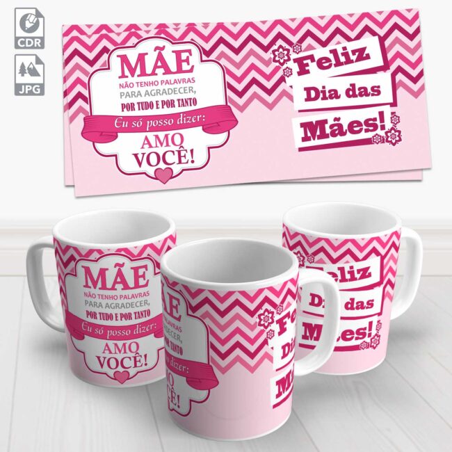 caneca feliz dia das maes