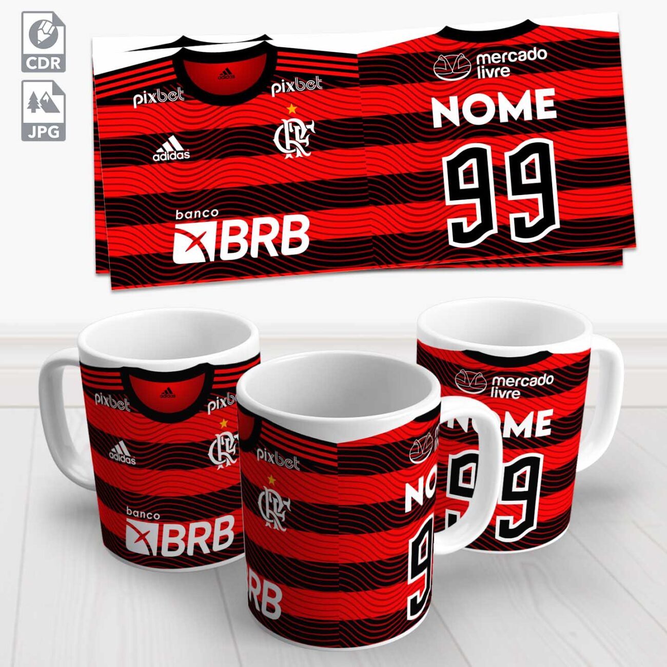 caneca flamengo