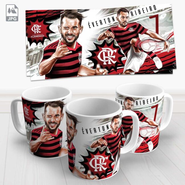 caneca flamengo everton ribeiro