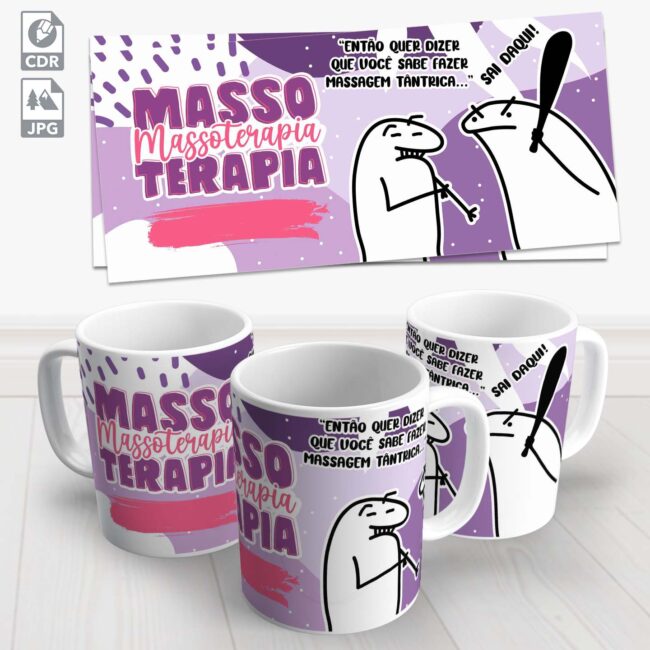 caneca massoterapia flork