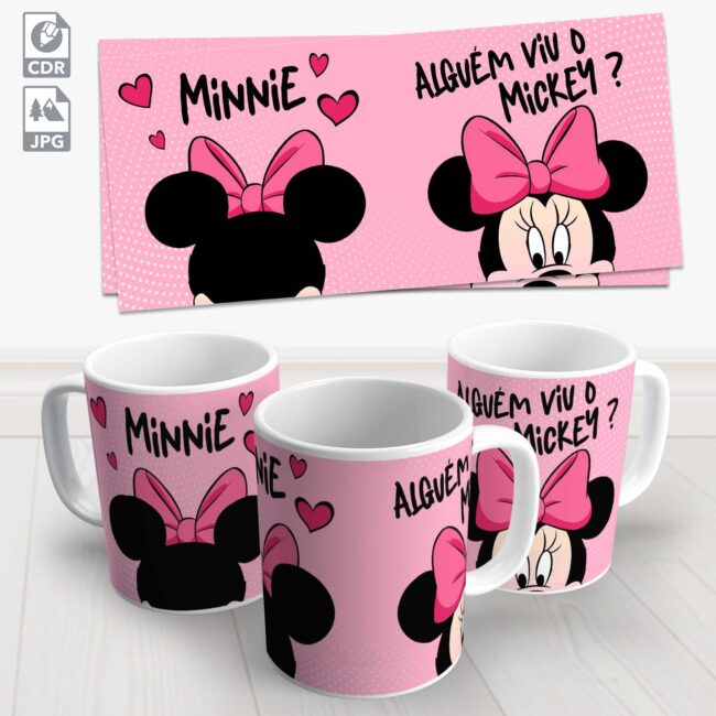 caneca minnie mouse