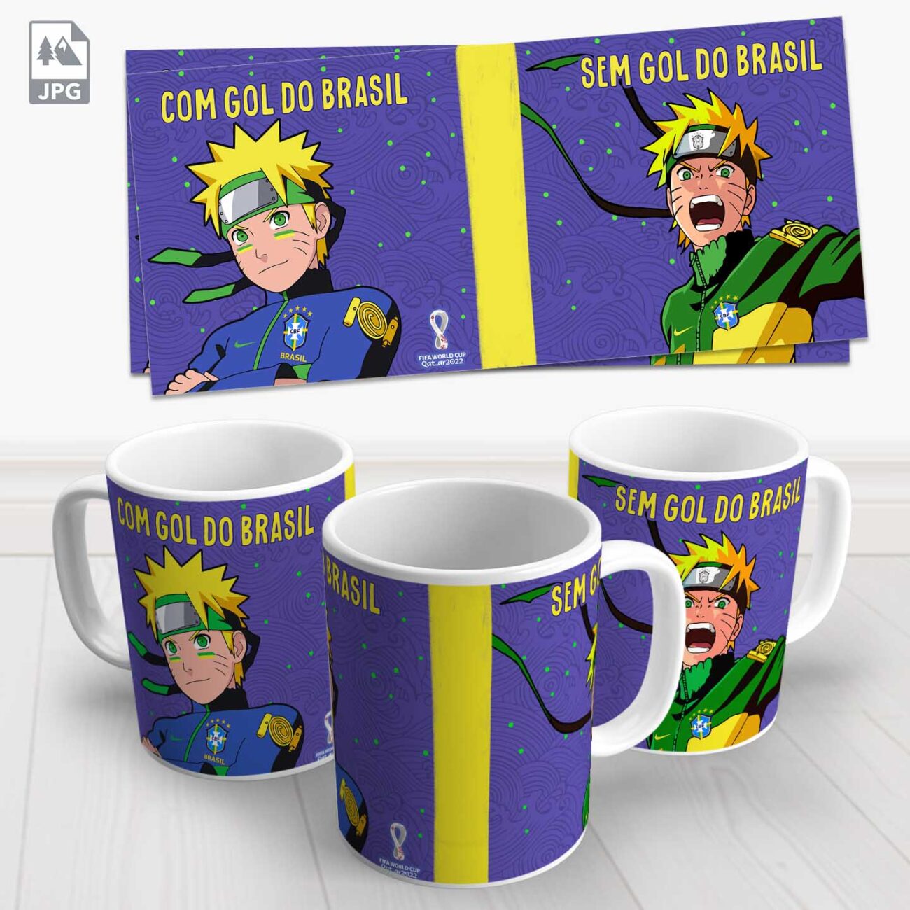 caneca naruto copa qatar