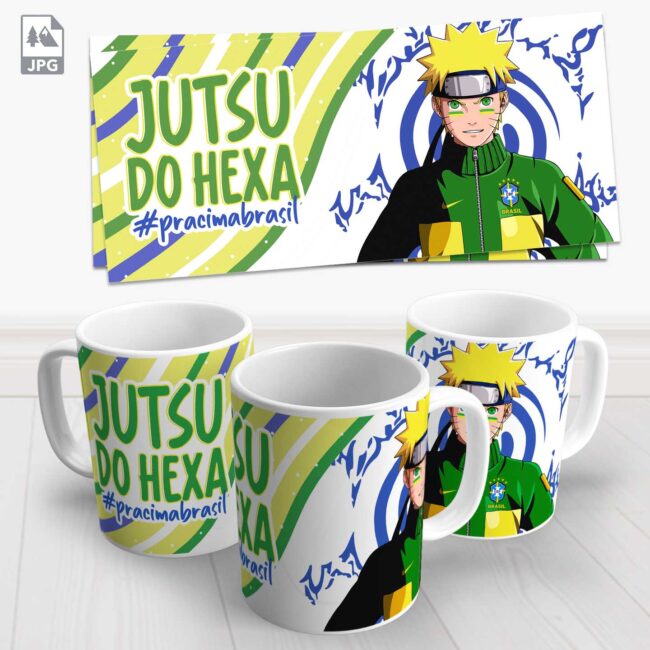 caneca naruto hexa copa