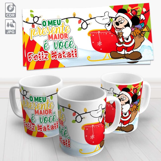 caneca natal mickey 1