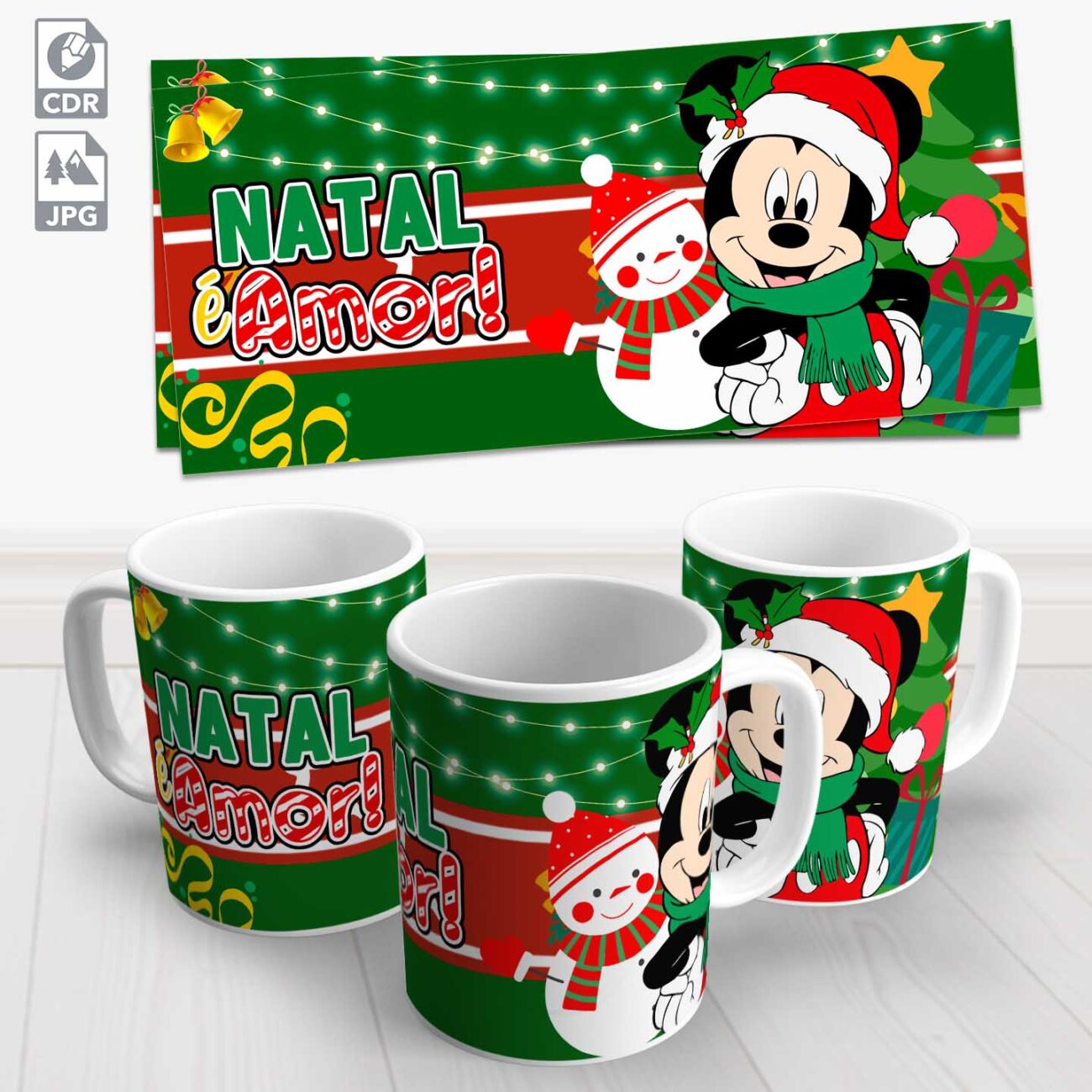 caneca natal mickey 4