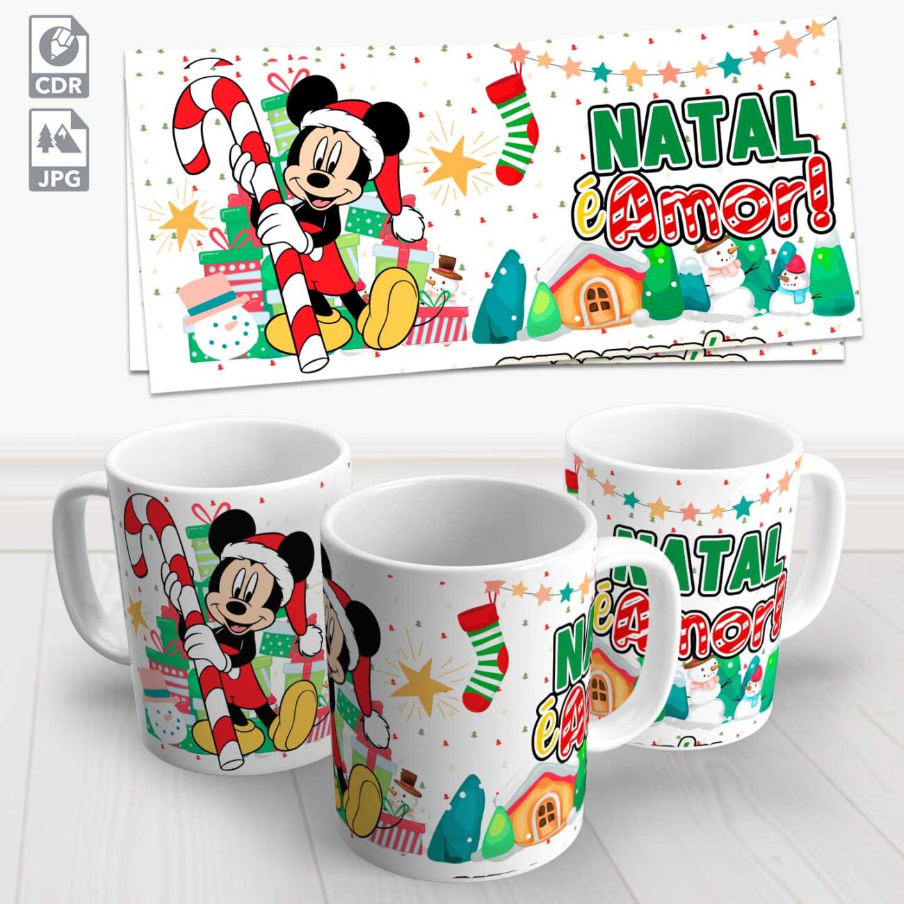 caneca natal mickey 5