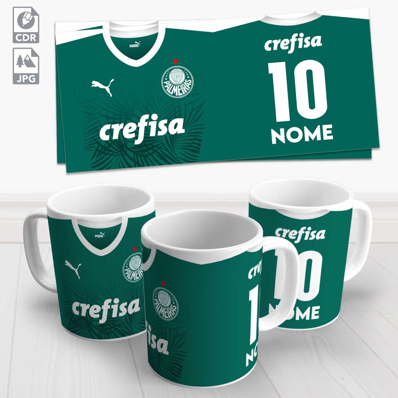 caneca palmeiras