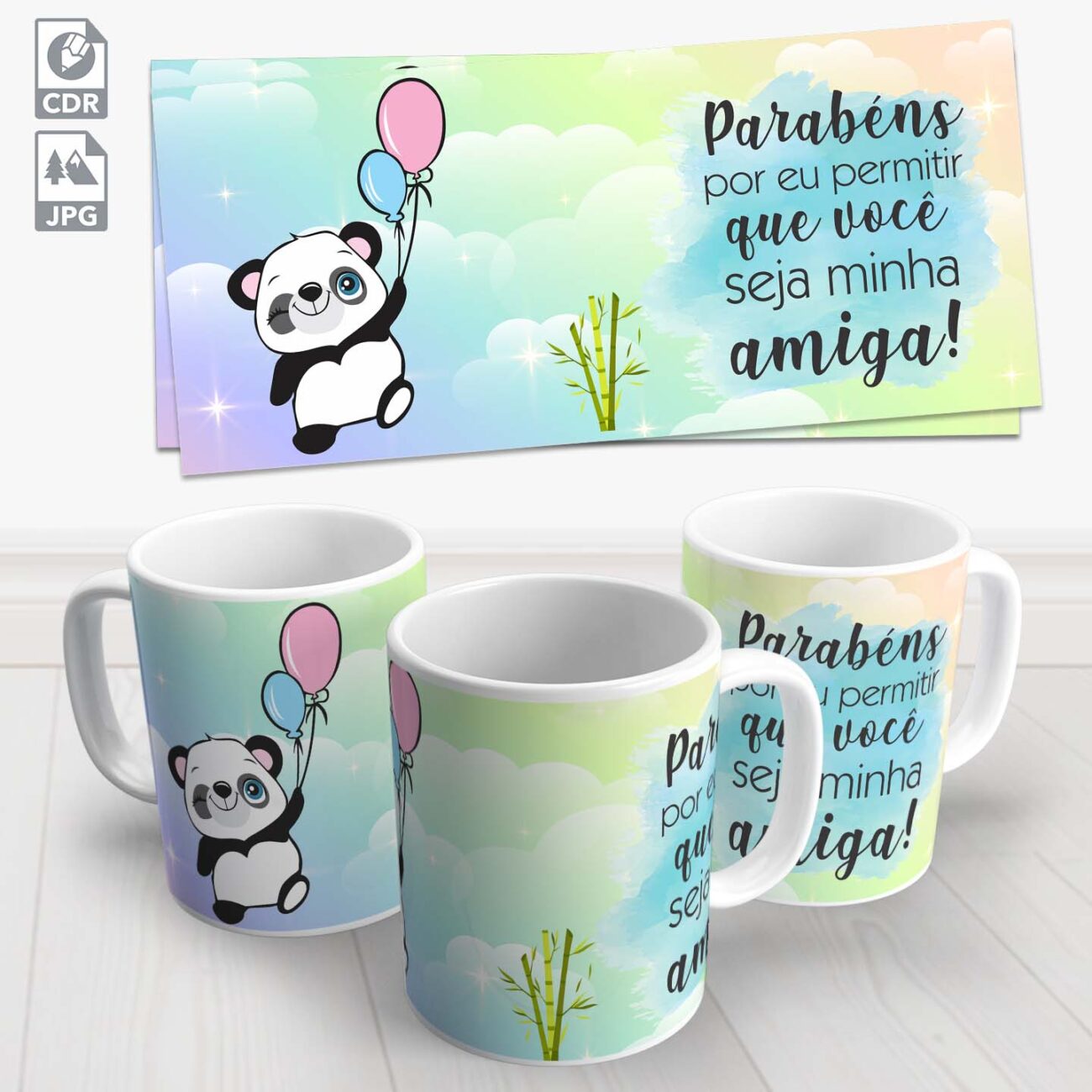 caneca panda frases 2