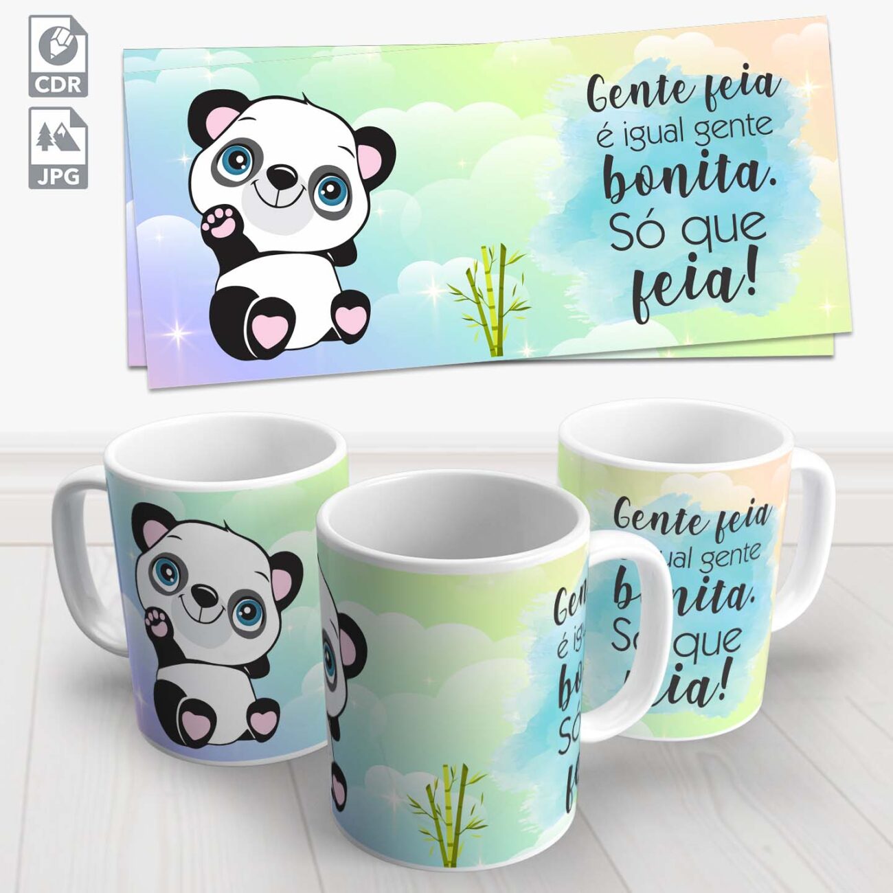 caneca panda frases 3