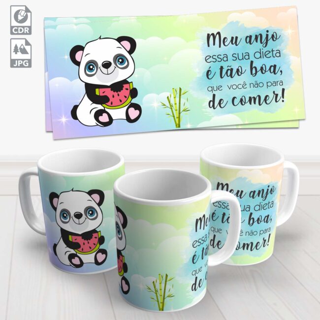 caneca panda frases 6