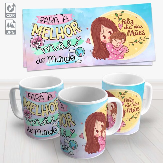 caneca para a melhor mae do mundo 1