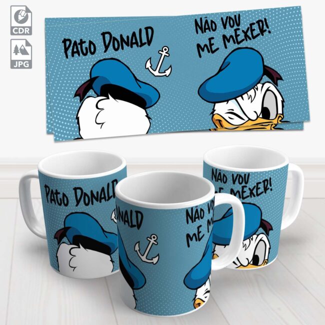 caneca pato donald