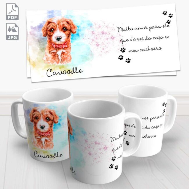 caneca pet cavoodle 1