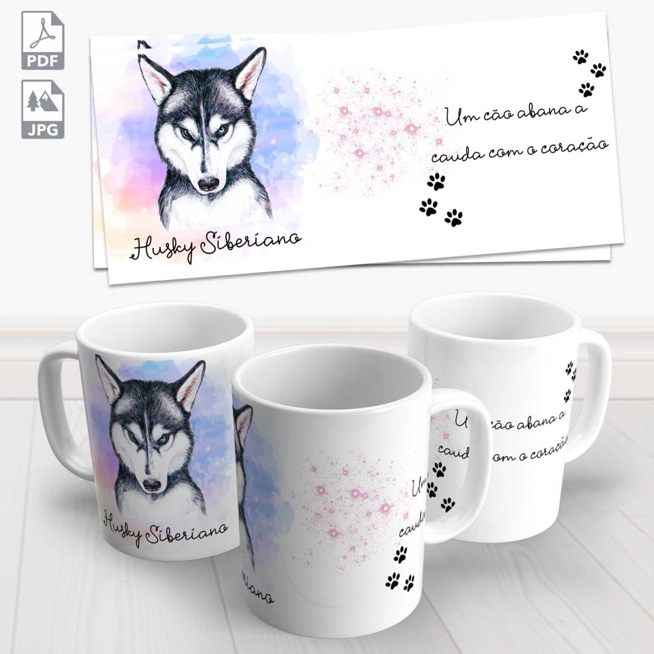 caneca pet husky siberiano 1