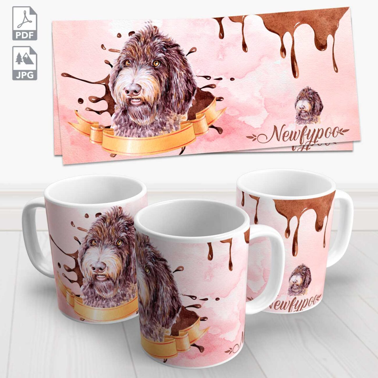 caneca pet newfypoo