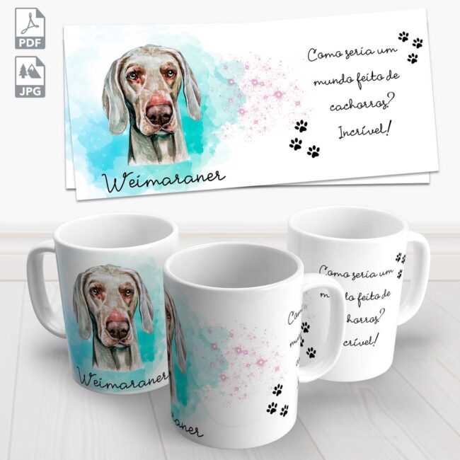 caneca pet weimaraner 1