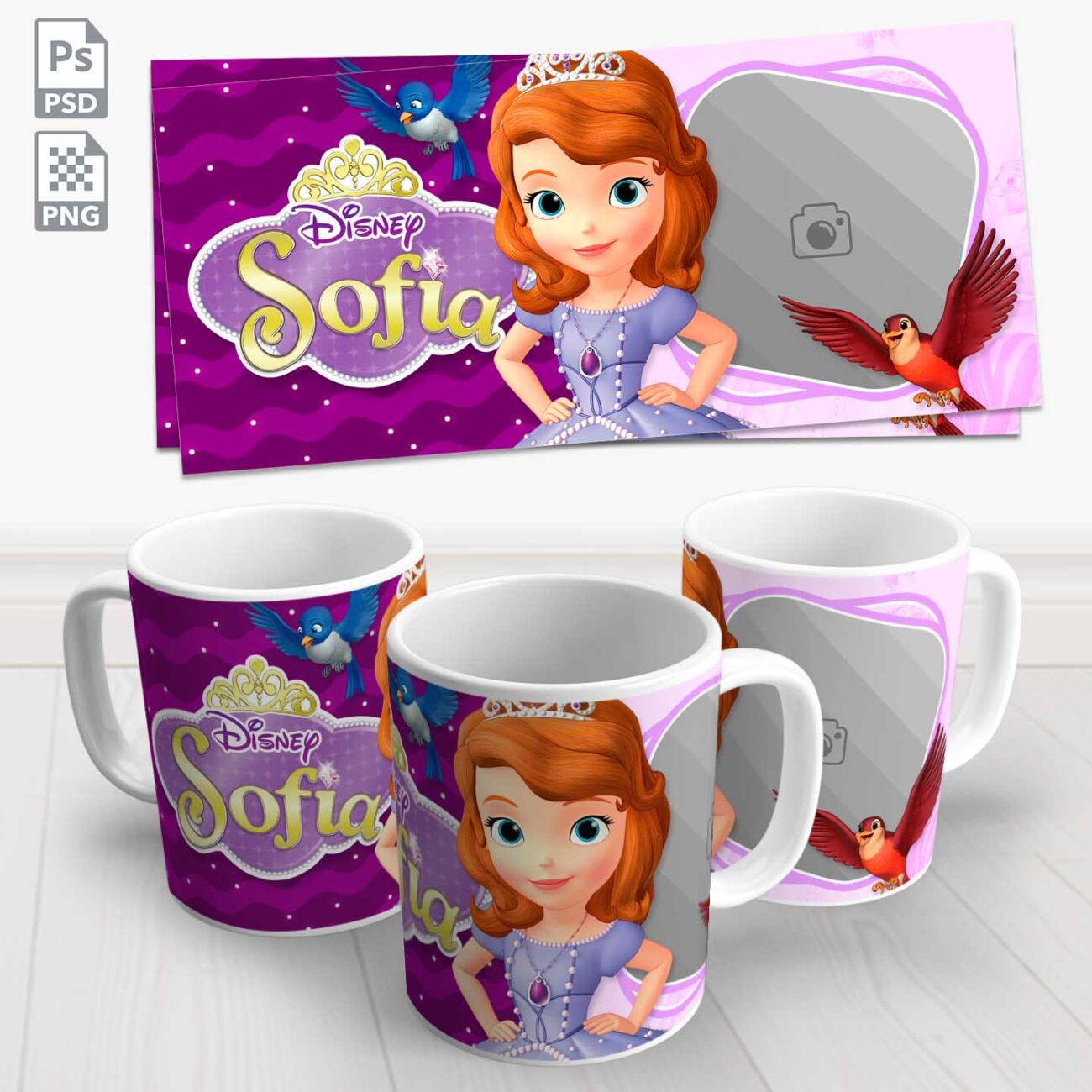 caneca princesa sofia