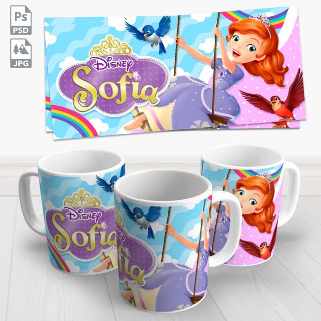 caneca princesa sofia 9