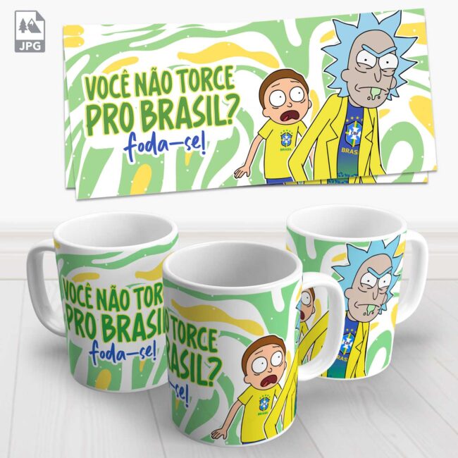 caneca rick brasil copa 1