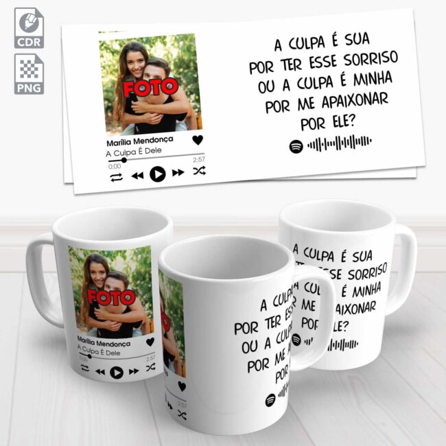 caneca spotify