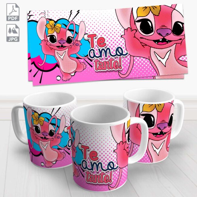 caneca stitch love