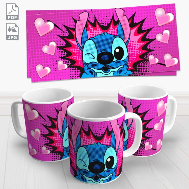 caneca stitch love 8