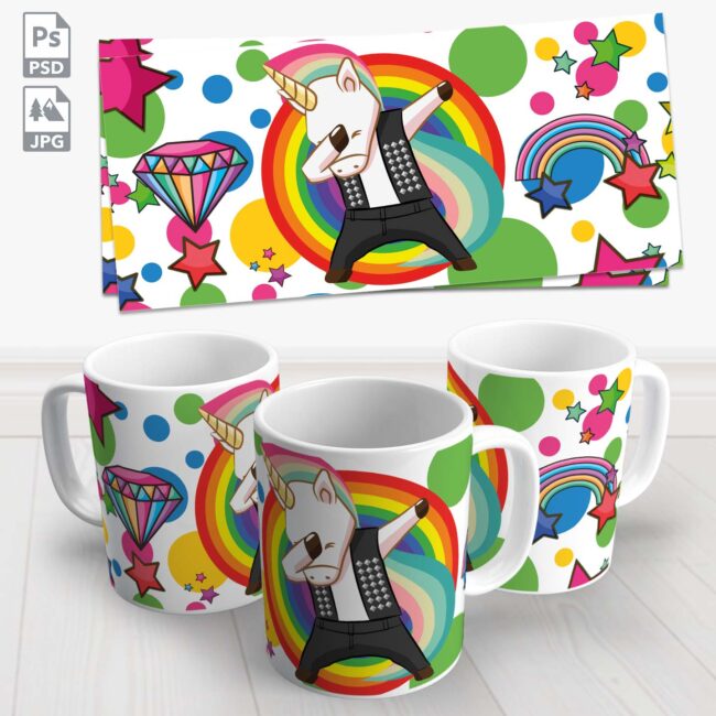 caneca unicorinio lgbtqia