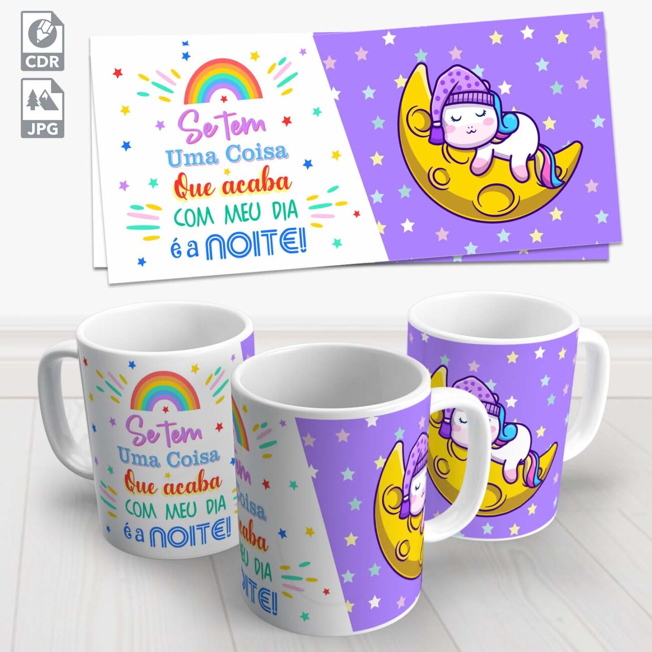 caneca unicornio