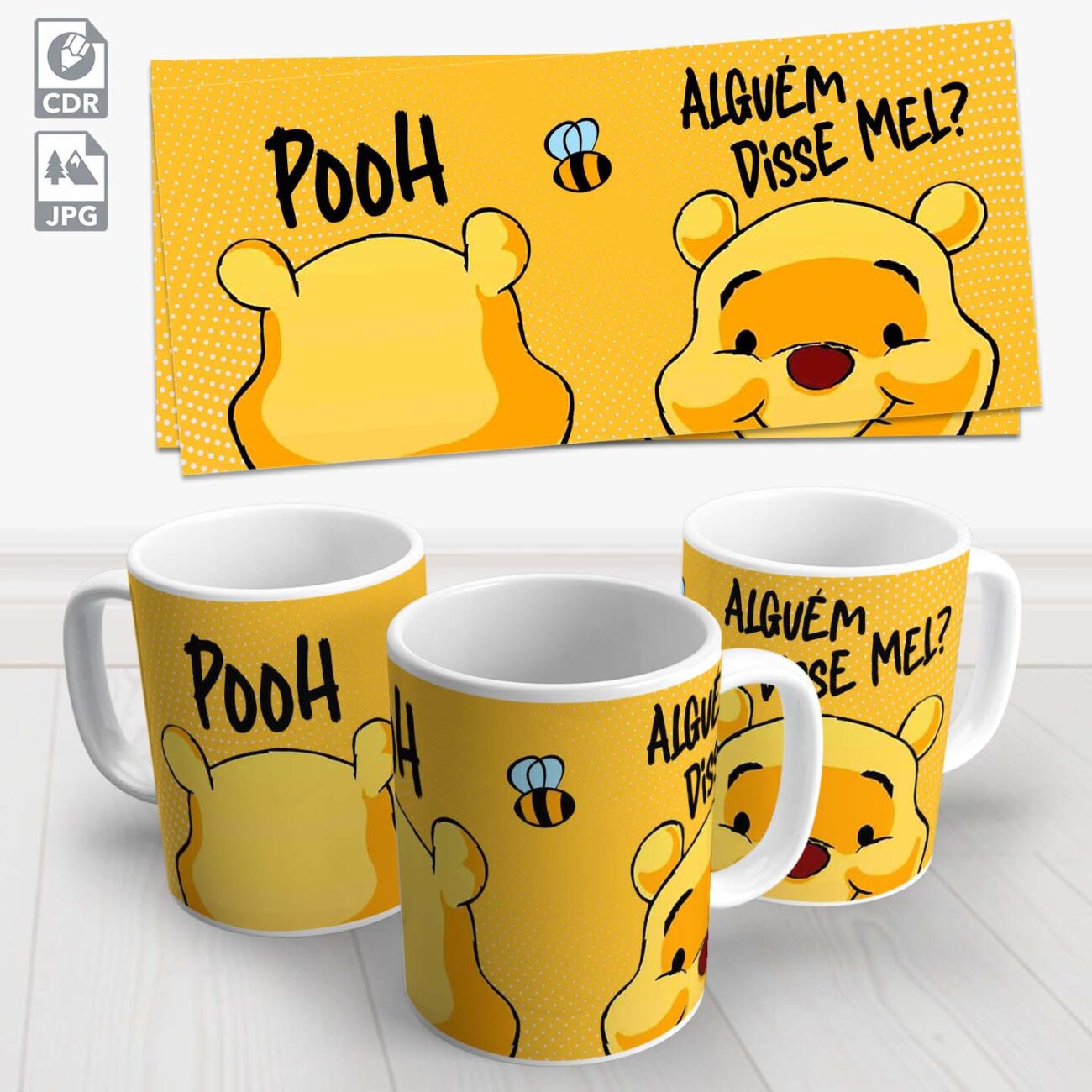 caneca ursinho pooh