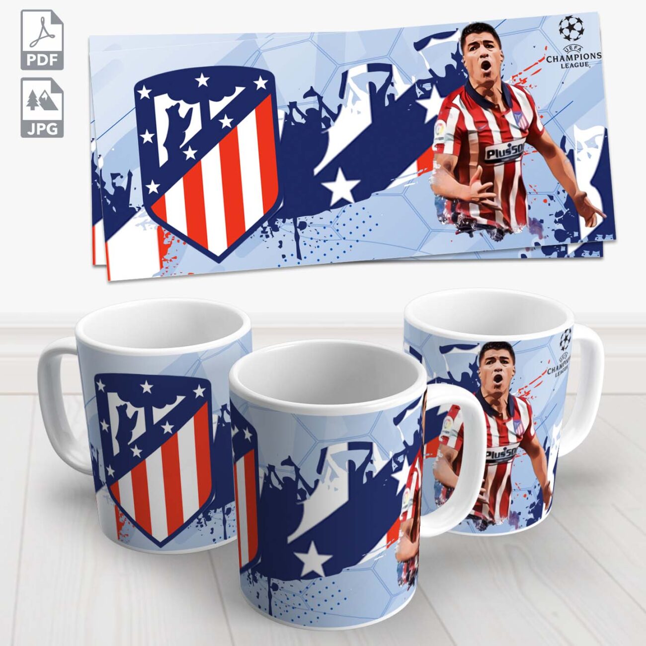 caneca atletico de madrid