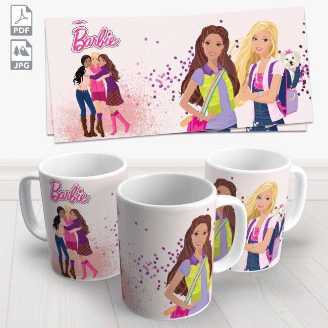 caneca barbie 2