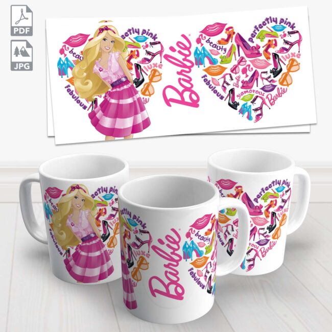 caneca barbie 5