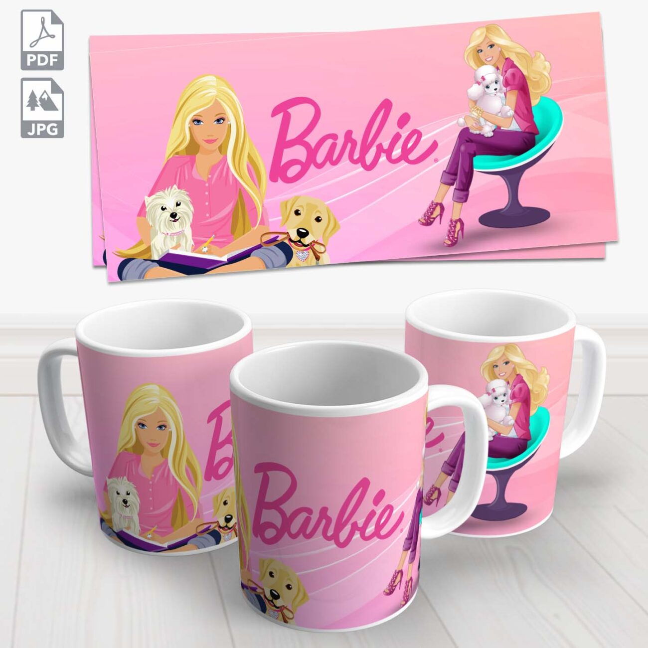 caneca barbie 6