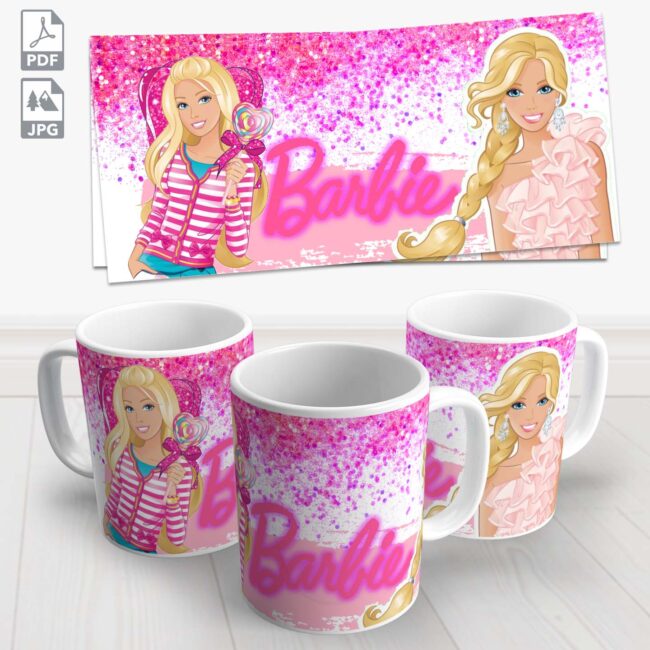 caneca barbie