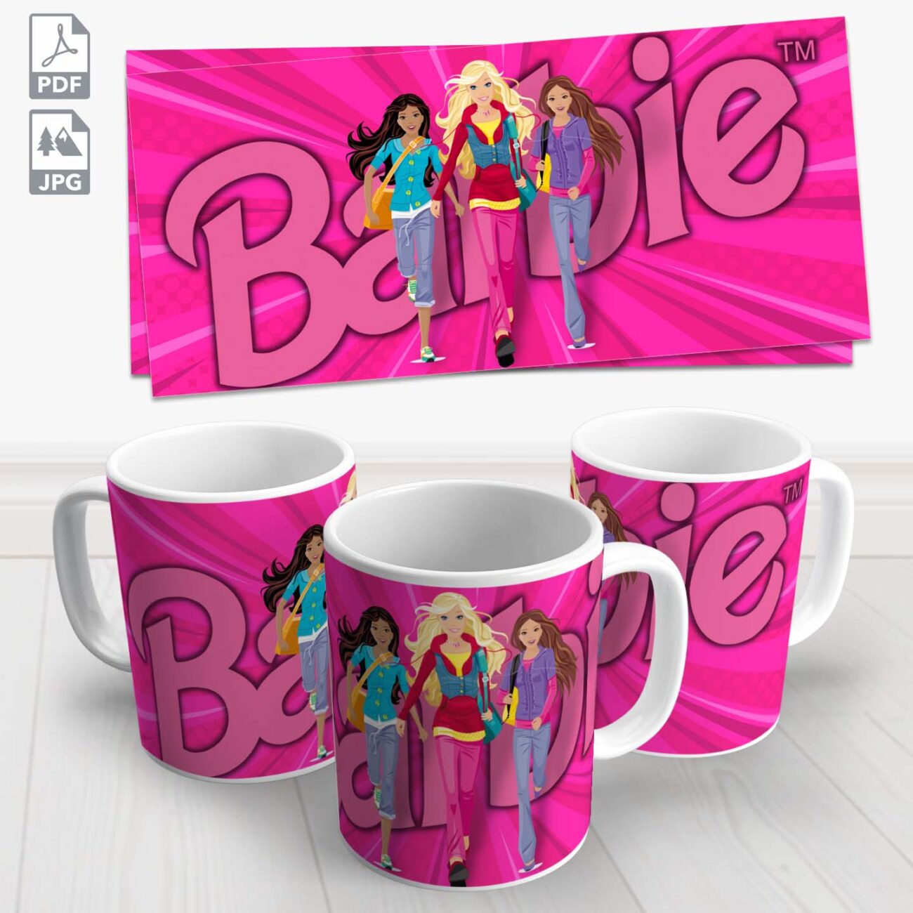 caneca barbie 7