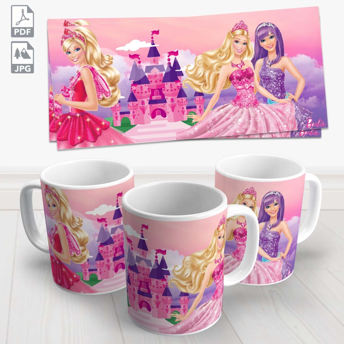 caneca barbie 9