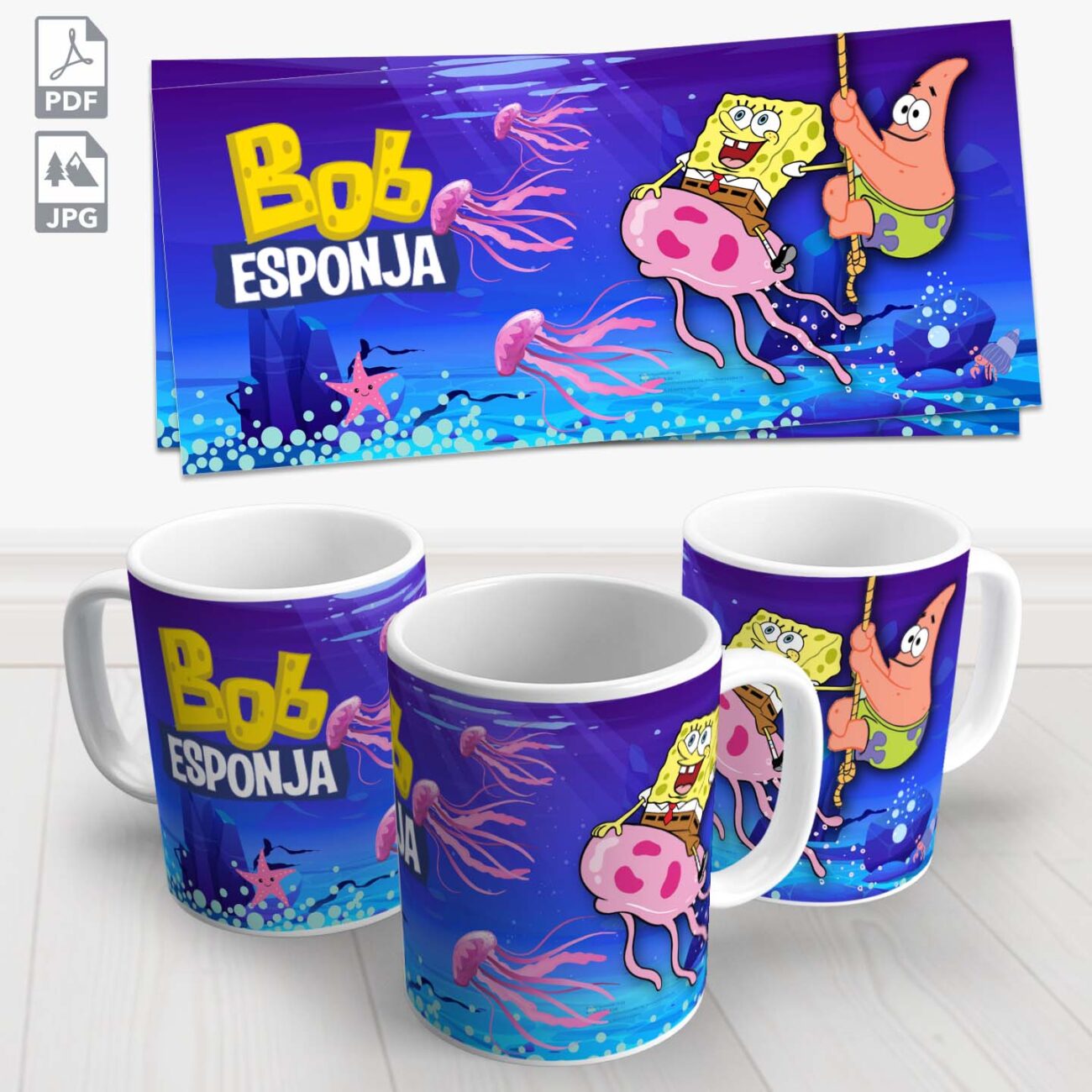 caneca bob esponja 1