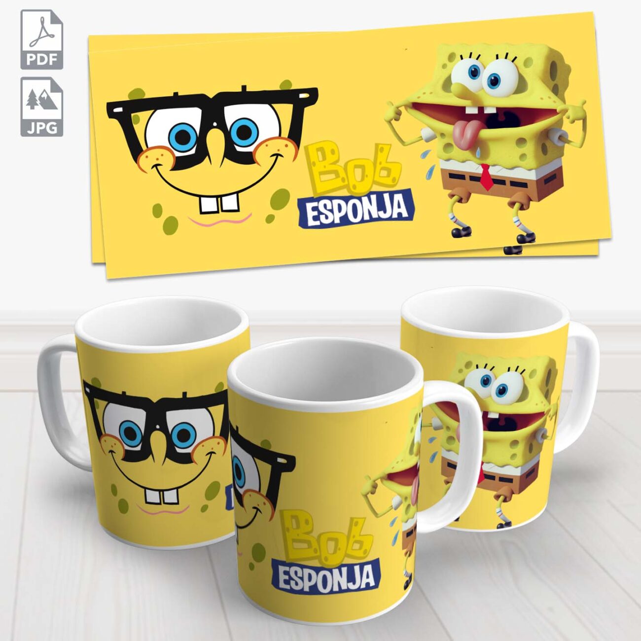 caneca bob esponja