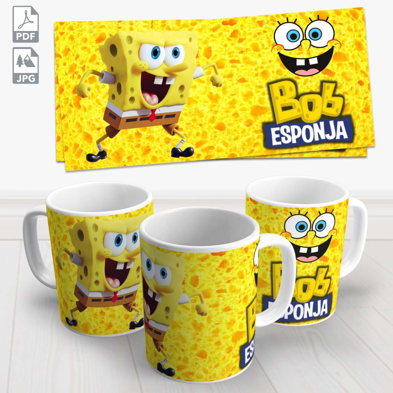 caneca bob esponja 2