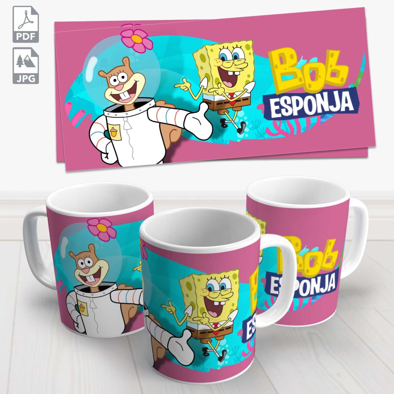 caneca bob esponja 5