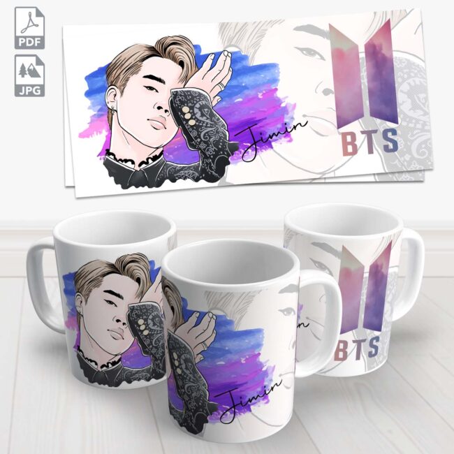 caneca bts jimin