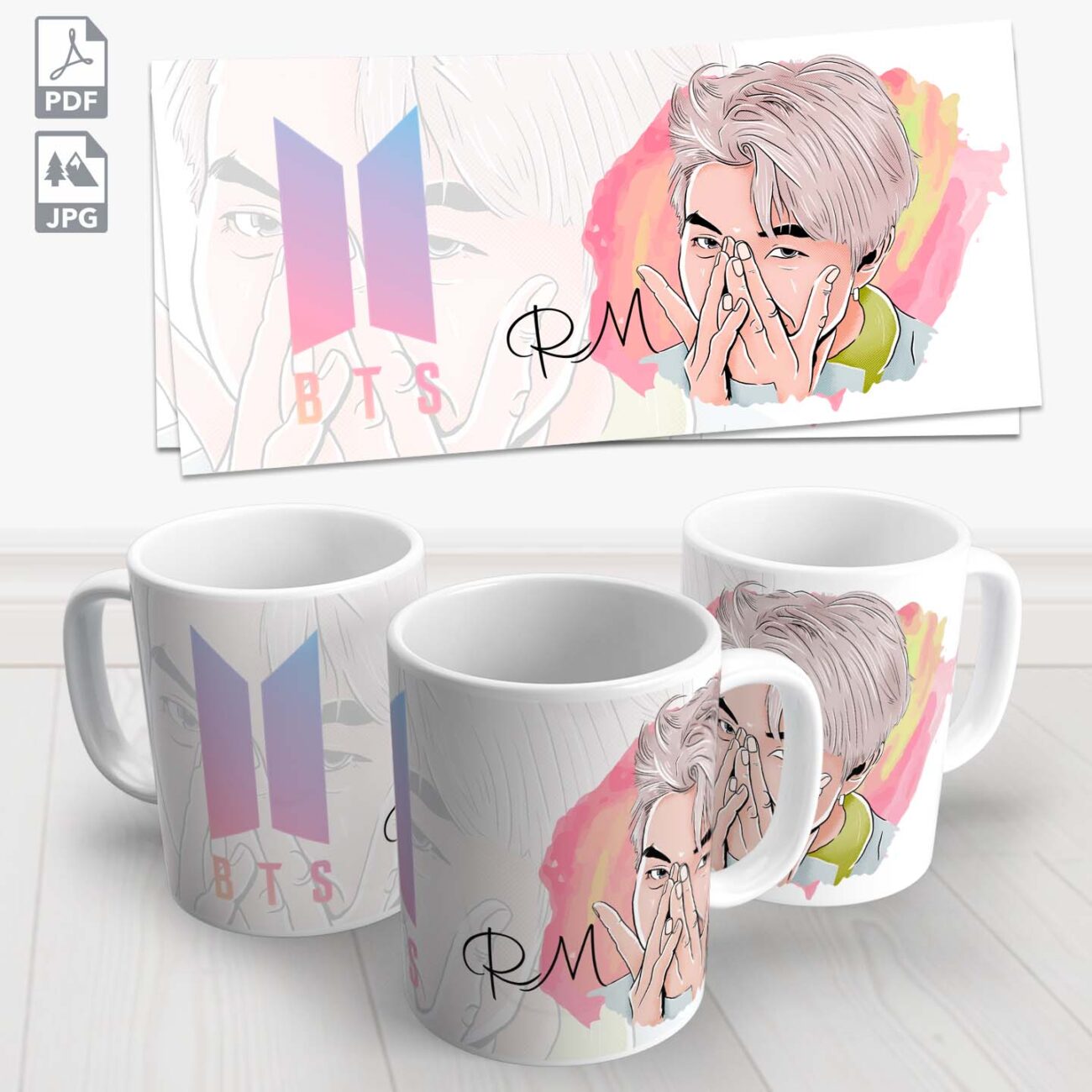 caneca bts rm