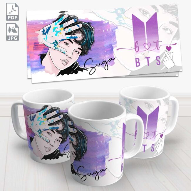 caneca bts suga